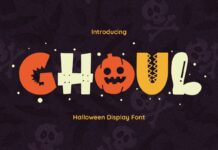 Ghoul Font Poster 1