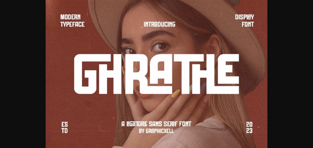 Ghrathe Font Poster 3