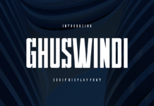 Ghuswindi Font Poster 1