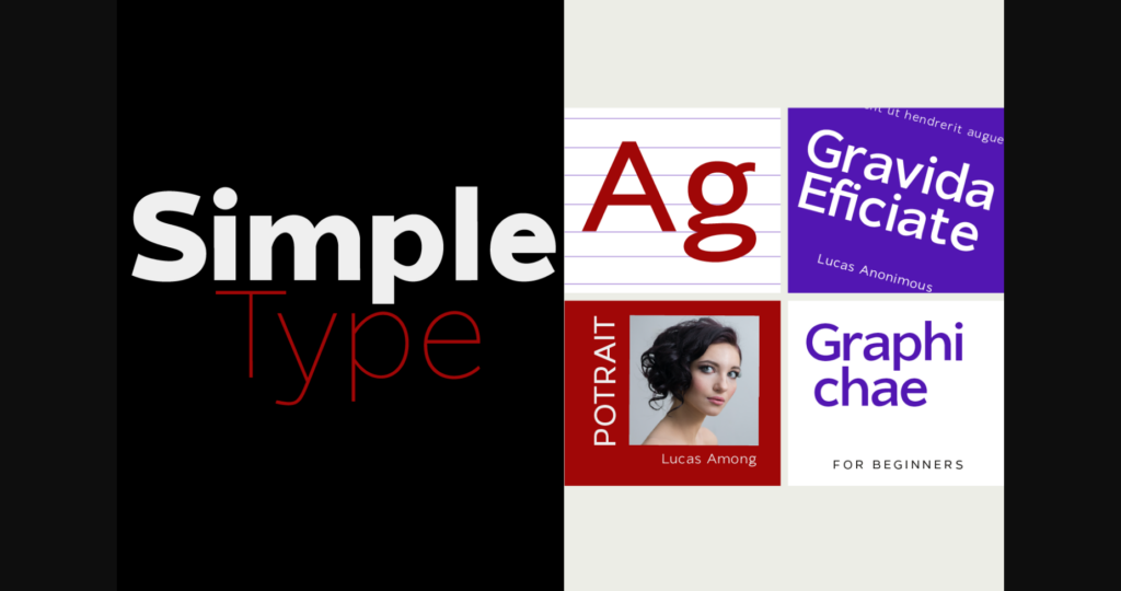 Giane Gothic Sans Font Poster 4