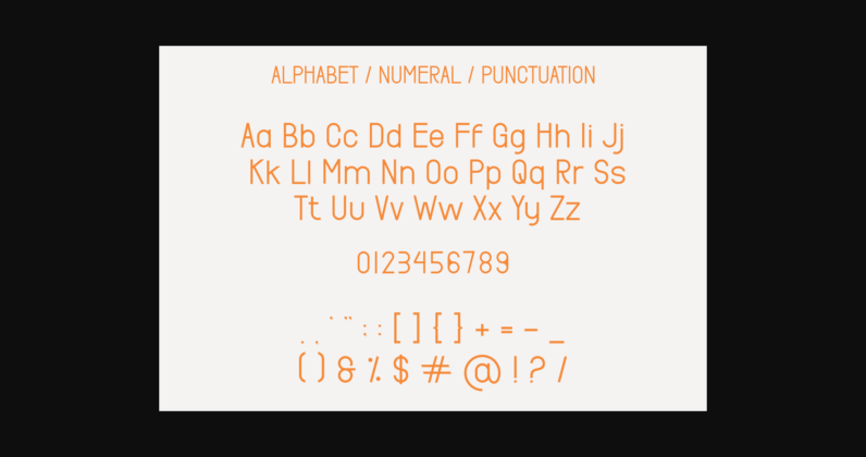 Gibral Font Poster 4