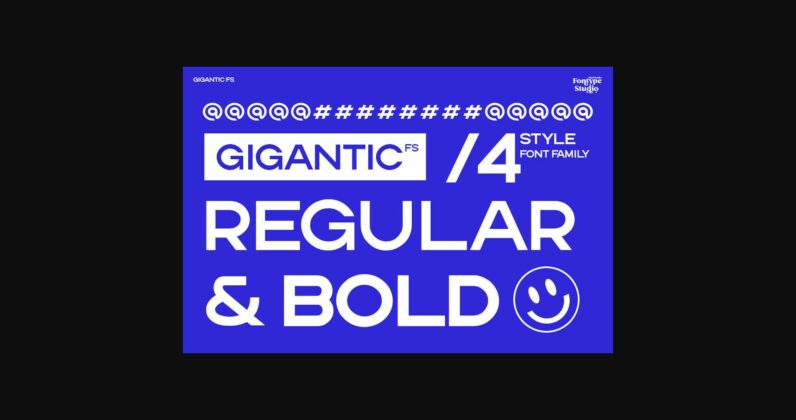 Gigantic Font Poster 8