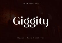 Giggity Font Poster 1