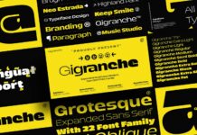 Gigranche Font Poster 1
