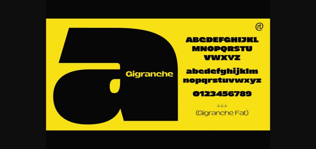 Gigranche Font Poster 6