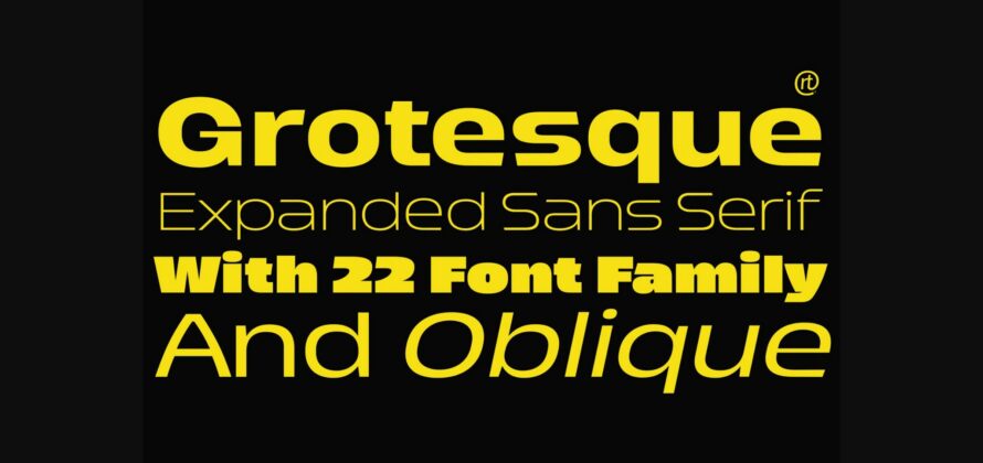 Gigranche Font Poster 7