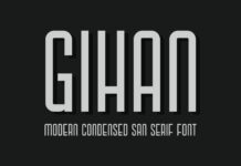 Gihan Font Poster 1