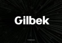 Gilbek Font Poster 1