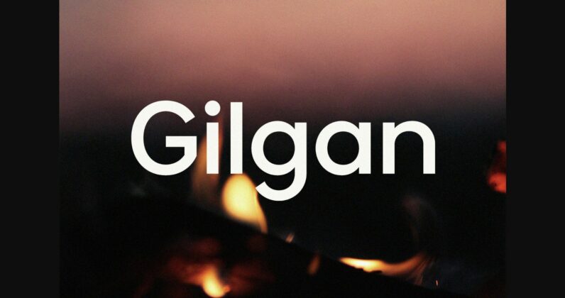 Gilgan Font Poster 1