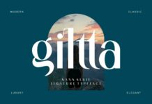 Giltta Font Poster 1