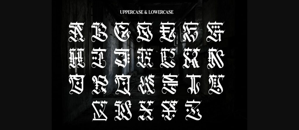 Gin Font Poster 9