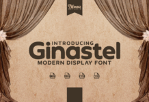 Ginastel Font Poster 1