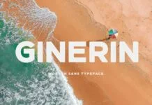 Ginerin Font Ginerin Font Poster 1