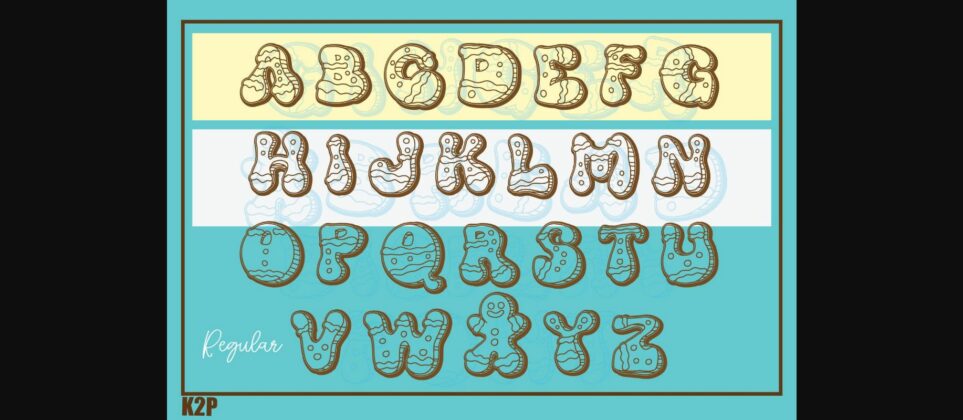 Ginger Bread Font Poster 2