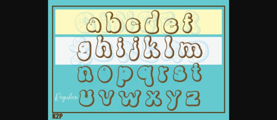 Ginger Bread Font Poster 6