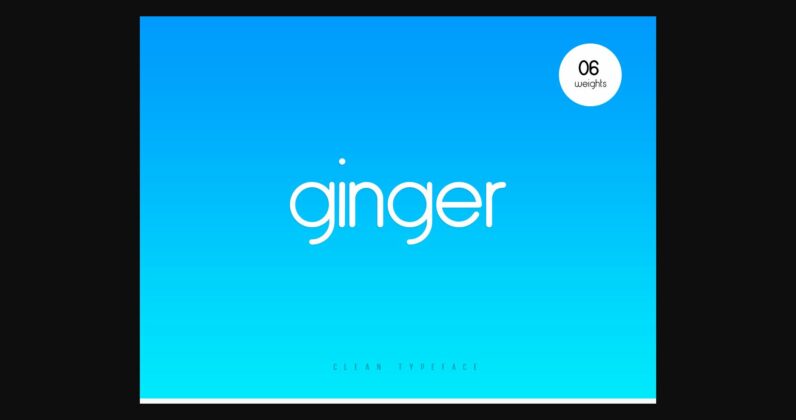 Ginger Font Poster 3