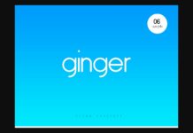 Ginger Font Poster 1