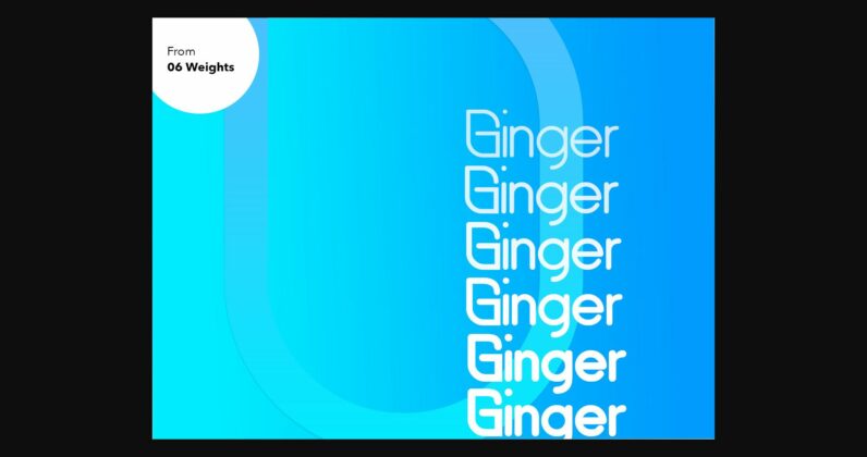 Ginger Font Poster 4