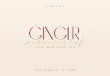 Ginger Font Poster 1