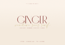 Ginger Font Ginger Font Poster 1