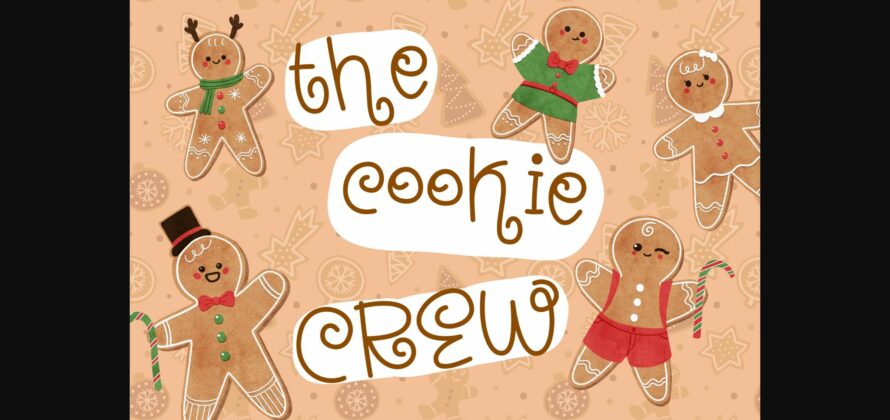 Gingerbread Font Poster 5