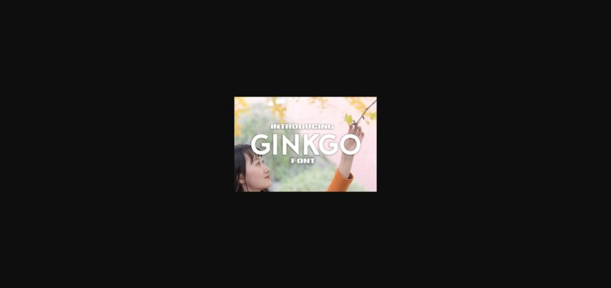 Ginkgo Font Poster 3
