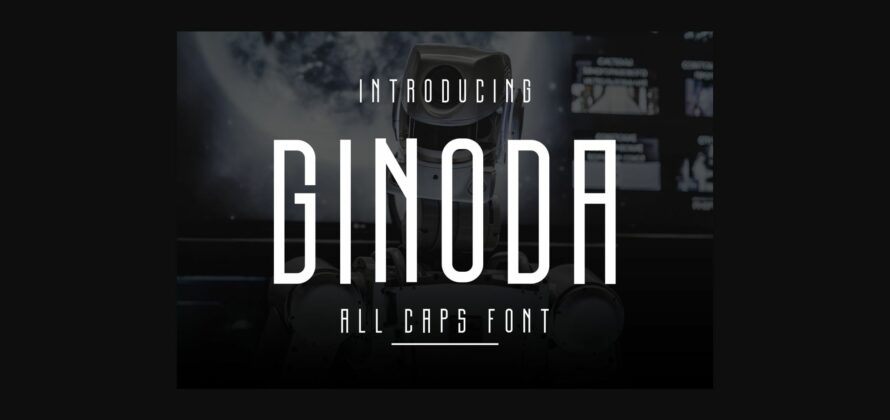 Ginoda Font Poster 3