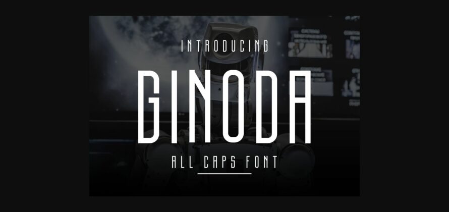 Ginoda Font Poster 1