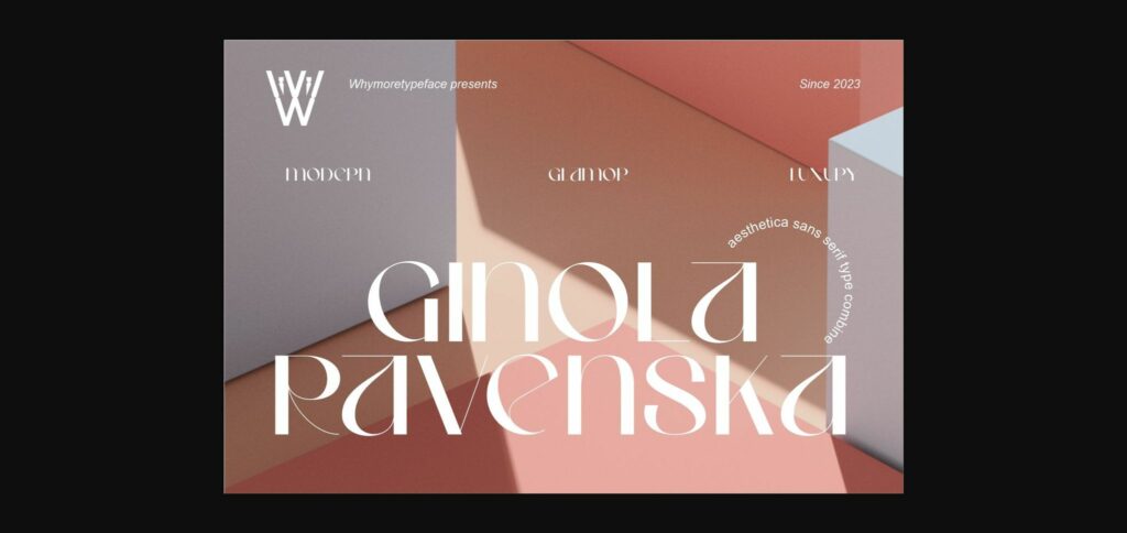 Ginola Font Poster 3