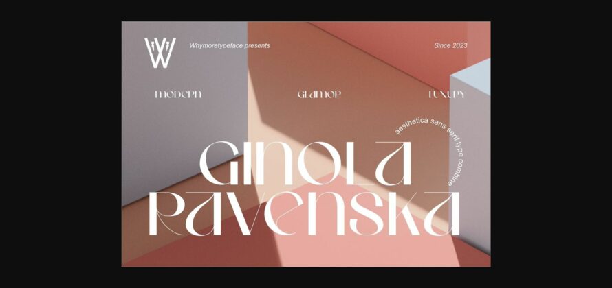 Ginola Font Poster 3