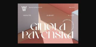 Ginola Font Poster 1