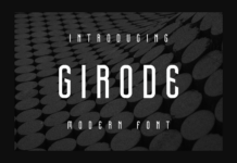 Girode Font Poster 1
