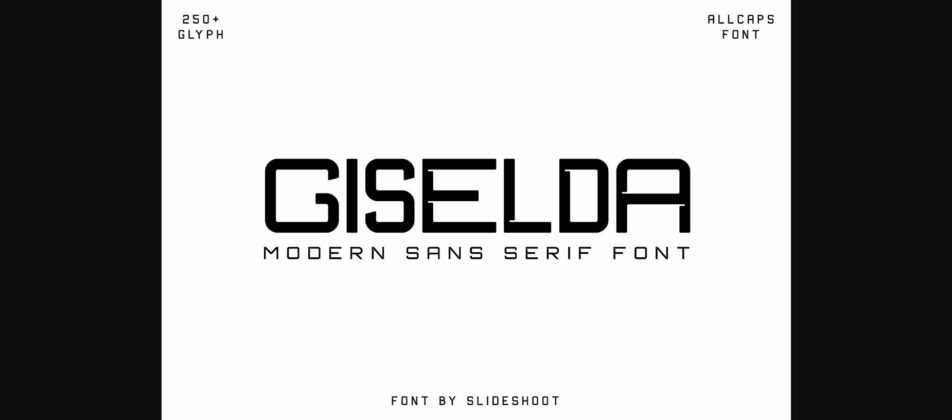 Giselda Font Poster 3