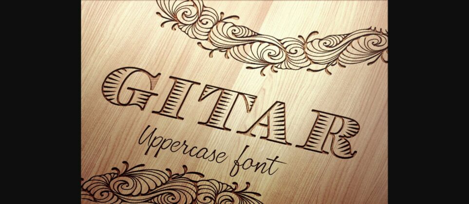 Gitar Font Poster 3