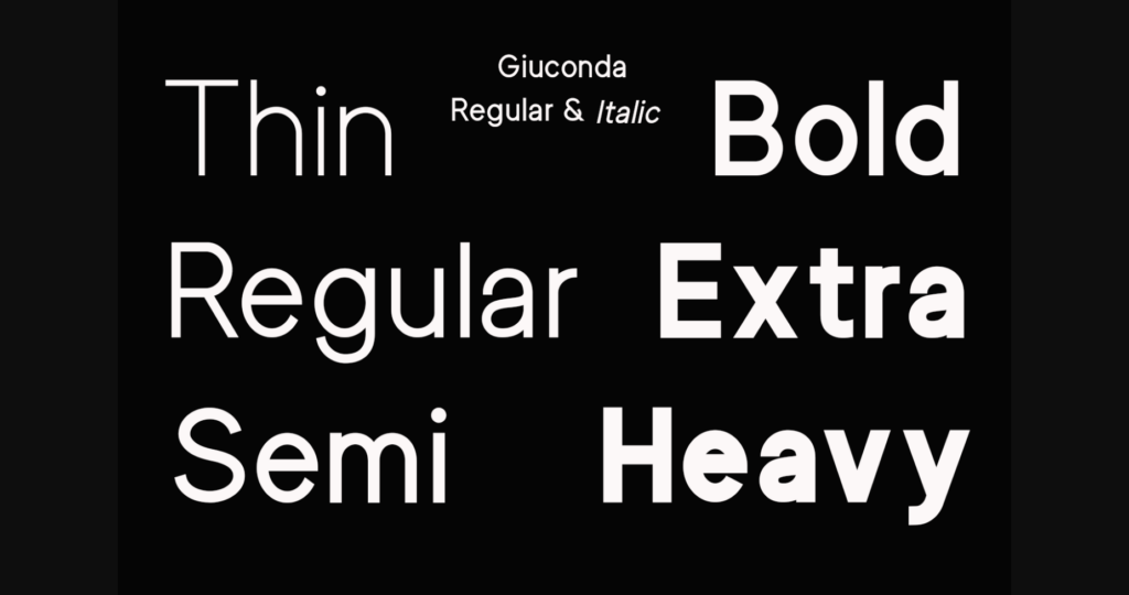 Giuconda Font Poster 4