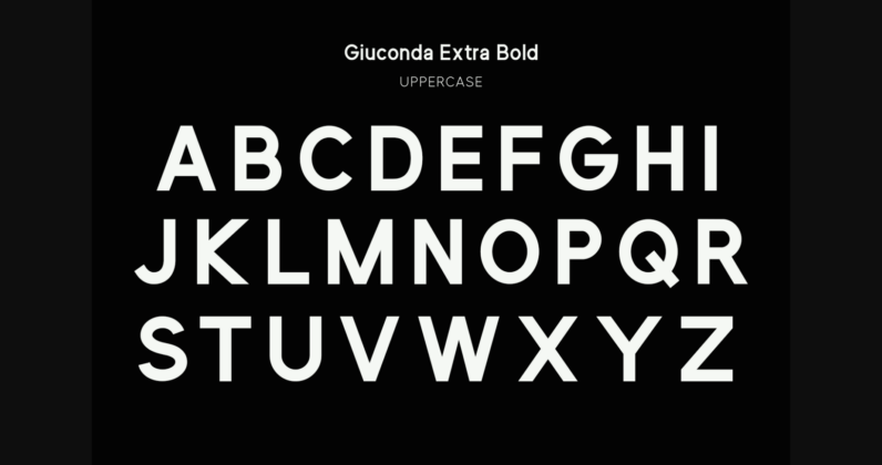 Giuconda Font Poster 11