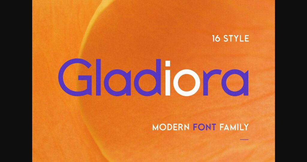 Gladiora Font Poster 3
