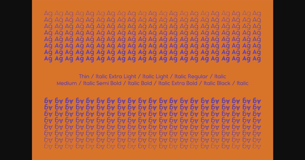 Gladiora Font Poster 10