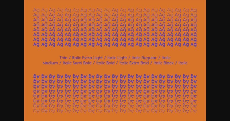 Gladiora Font Poster 10