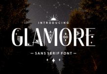 Glamore Font  Font Poster 1