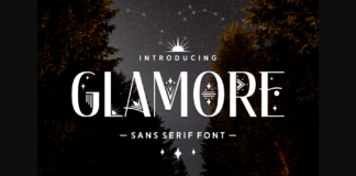 Glamore Font  Font Poster 1