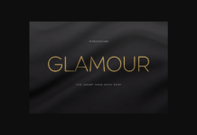 Glamour Font Poster 1