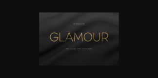 Glamour Font Poster 1