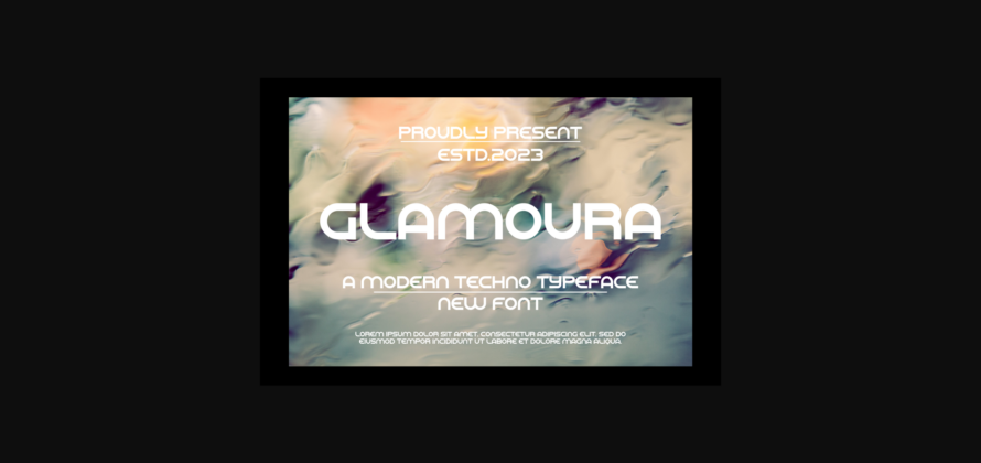 Glamoura Font Poster 3