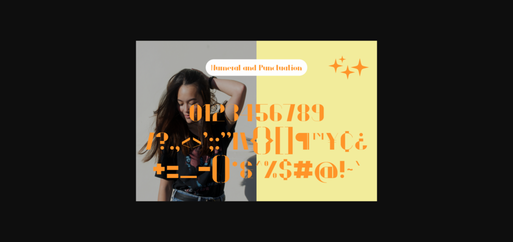 Glamy Butterfly Font Poster 7