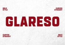 Glareso Font Poster 1