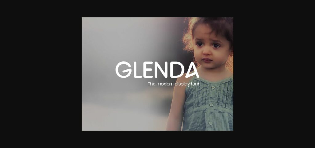 Glenda Font Poster 3