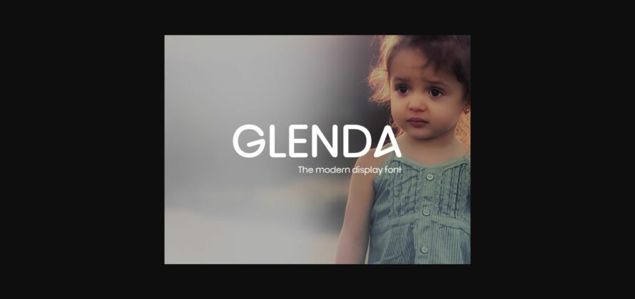 Glenda Font Poster 3