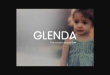 Glenda Font Poster 1