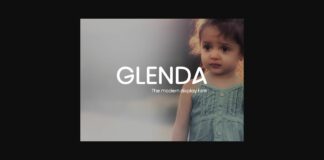 Glenda Font Poster 1
